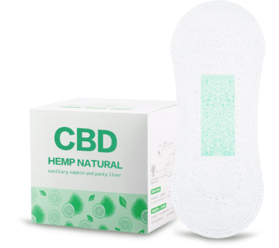 CBD hemp natural sanitary panty liner