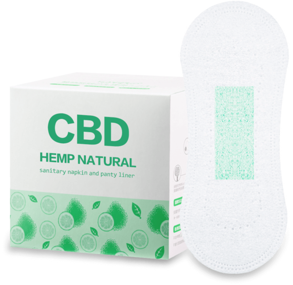 CBD hemp natural sanitary panty liner